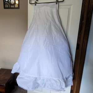 Wedding gown accessories - corset, petticoat, and veil